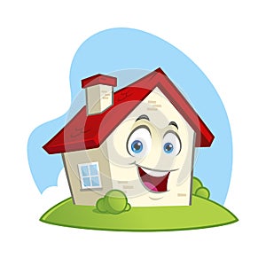 Funny house character