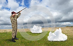 Funny Hunter, Hunting Rain Clouds, Surreal