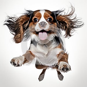 Funny Image Of A Flying Cavalier King Charles Spaniel