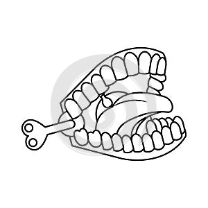 Funny Joke teeth icon