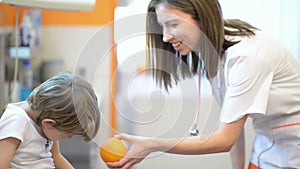 Funny Kid at medical visit