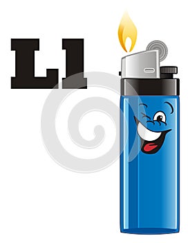 Funny lighter and abc