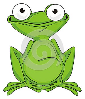 Funny little frog