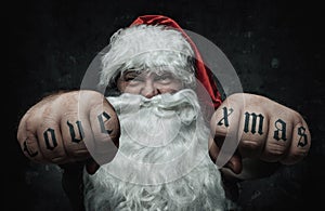 Funny mad Santa img