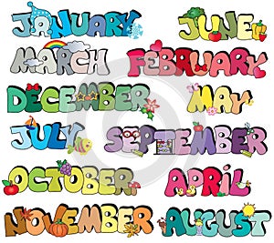 Funny months written