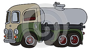 The funny old tank truck