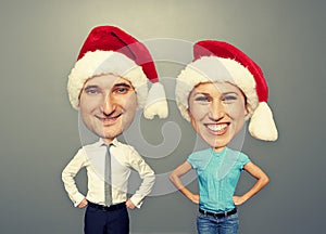 Funny picture of christmas couple
