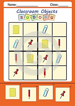 Funny picture sudoku for kids