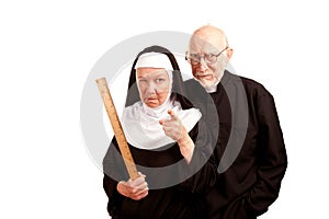 Funny Priest and Nun