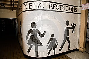 Funny Public Restrooms sign