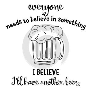 Funny quote about beer