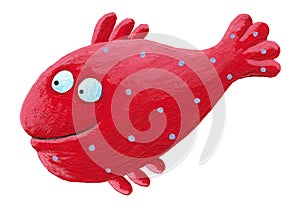 Funny Red Fish