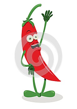 Funny Red Hot Chili Pepper