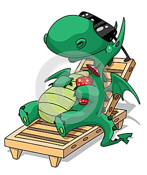 Funny relaxation dragon