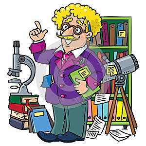 Funny scientist or inventor, Profesion ABC series