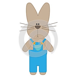 Funny Sewn Rabbit