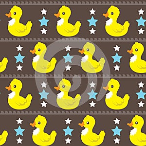 Funny simple ducks pattern .