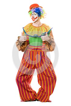 Funny smiling clown