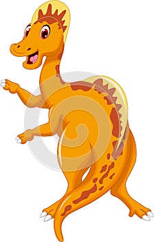 Funny Spinosaurus cartoon posing