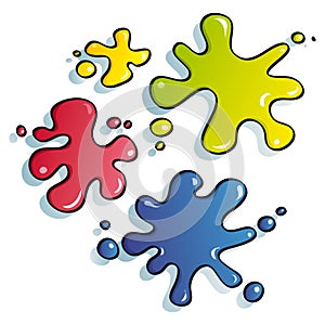 Funny spots of paint