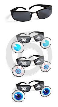 Funny sun glasses