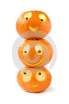 Funny tangerines photo