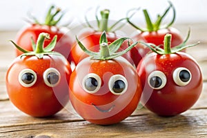 Funny Tomatoes with Googly Eyes