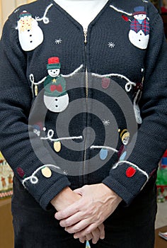 Funny Ugly Holiday Christmas Sweater