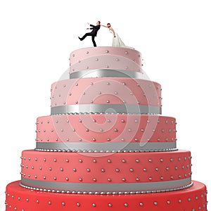 Funny wedding cake