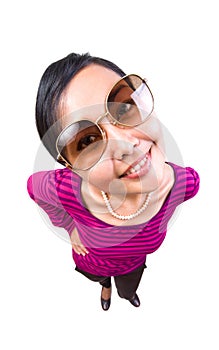 Funny women portrait photo