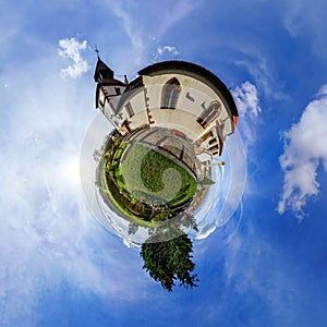 Funnylittle planet street view