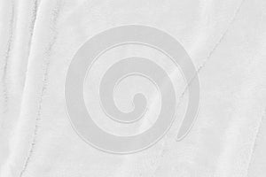 Fur abstract white cloth texture. White fabric soft surface background