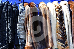 Fur coats for women