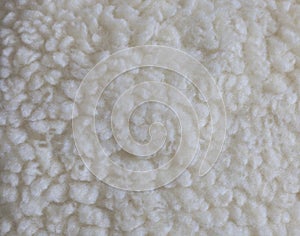 Fur texture in white - as a sheep