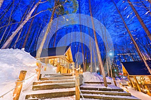 Furano, Japan Winter Cabins