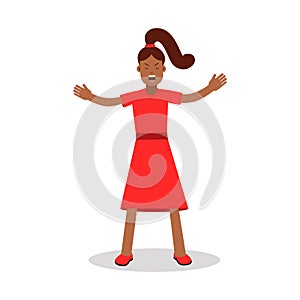 Furious and frustrated woman screaming with rage vector Illustration