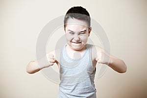 Furious kid