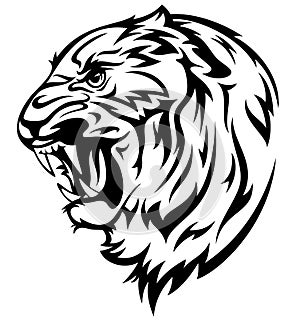 Tiger head vector