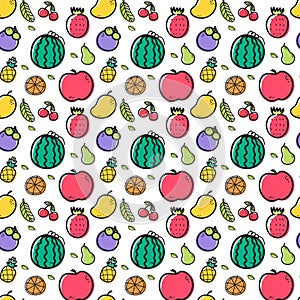 furits Seamless Pattern Design