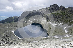 Furkot valley hiking trail in High Tatras, Soliasko, Slovakia, summer touristic season, wild nature, touristic trail,
