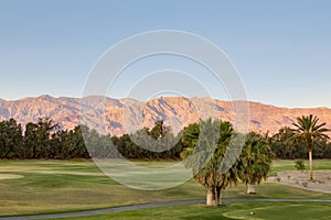 Furnace Creek Golf Course, Death Valley photo