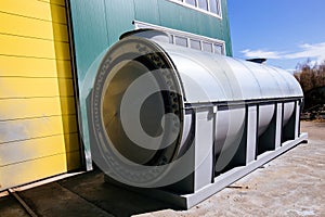 Furnace RIR block for grain drying complex