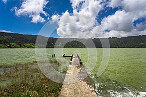 Furnas Lagoon in the Azores