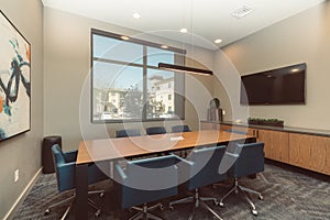Furnished Luxury Modern Conference Work Room