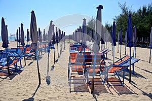 Furniture on Cha am Beach