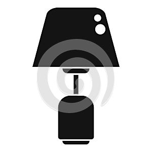 Furniture decor lamp icon simple vector. Room torcher