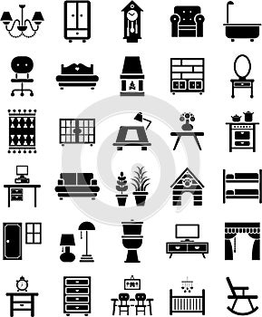 Furniture icons photo