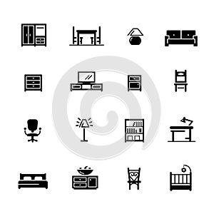 Furniture Icons // Black Series