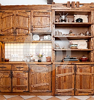 Furniture for kitchen in country style