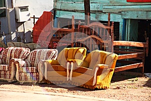 Kampala Furniture for Sale on Roadside photo